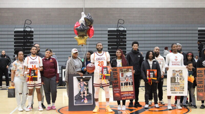 Knights win a battle against Cheyney, Ross drops career high on Senior Day