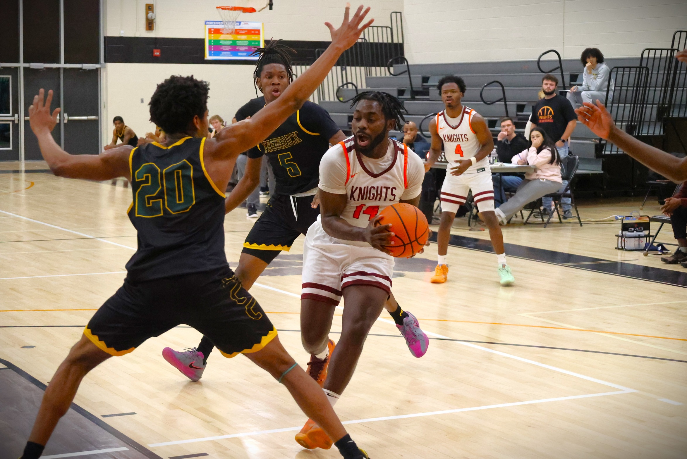 Tale of two halves for the Knights as they to fall against Frederick CC